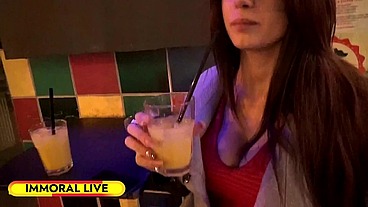 Cum Hungry Ayda Swinger Lures Stepfather's Pals Into Fucking Her!