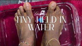 Tiny Held Down In Water By Giant Feet TWO