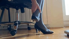 ALL DAY IN OFFICE IN TINY SHOES - MP4 Mobile Version