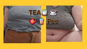 LONG STRONG FLOWING WET TEA PEE