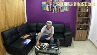 My best friend's girlfriend seduces me to penetrate her without a condom and cum inside her