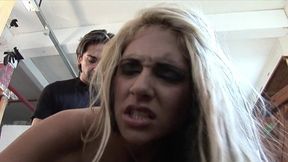 carmel moore takes both a facial and a creampie in this hardcore scene