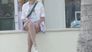 Helena Price My Penis Quest #1 (Part one and two) - UPSKIRT FLASHING INTO OUTSIDE