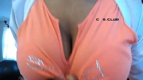 Big Tit Tease: Cleavage JOI