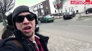 BUMSBUS - Gigantic Jugs Slut Kitty Core Has Fun Sex In The Backseat - LETSDOEIT