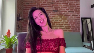 sexy mommy tease in transparent lingerie