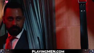 PlayingMen.com - Executive makes out with partner before hammering his ass with deep