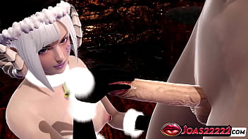 Blowjob From Big Tits Dark Succubus With Facial Cumshot 3D Animation