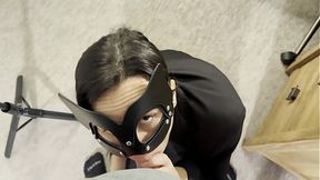 Office Mistress Teases Chief with Oral&#x1F61C; Pleasures