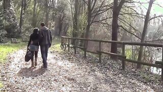 AMATEUREURO - Dark Haired Ebony July Di Maggio Getting White Cock Inside Her Ass