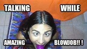 BLOWJOB INCREDIBLE HEAD TO A DILDO WHILE SHE TELLS A GOSSIP FROM HER WORK ISABELLA KISA3K HD MP4
