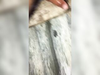 Dominican woman masturbating with a banana