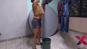 Get Your Raise with a Hard Cock in Your Ass: Maid Has No Choice