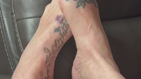 Tony Tickles Harmony’s Feet