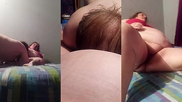 Exclusive 15- Step mommy muffed 69, sits on top rides cock and gets cum on face