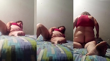 Exclusive 15- Step mommy muffed 69, sits on top rides cock and gets cum on face