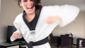 ziva fey - taekwondo tko feet femdom