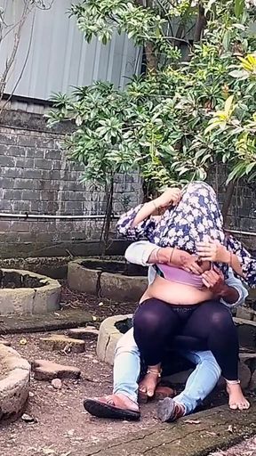Must-share moment from &quot;garden Girlfriend with boyfriend blowjob and fucking without condom.&quot;