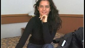 lovely brunette patricia is 19 and on the casting couch