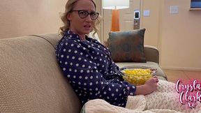 Stepmom's Movie Night Turns into Late Night Fuck-a-thon