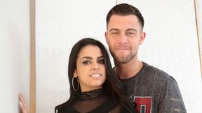 Stunning busty brunette Ada Sanchez fucked in the doggy style