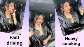Fast driving and heavy smoking