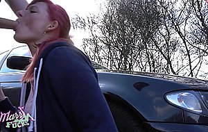 Marryfox, autobahn public-fick dreister gehts nicht