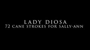 72 cane strokes for naughty Sally-Ann