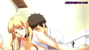 Public train blowjob, raw sex, cumshot, new Hentai subs