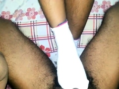 She give ma a sockjob