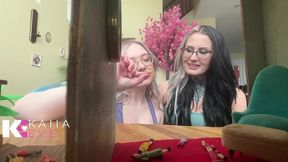 giantess snack time interruption: on the hunt for tiny escapees!