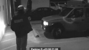 Slut blows security guard to get out of fine