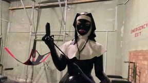 Latex Nun Trains You To Become Her Anal Slut POV
