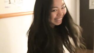 Young eastern Jureka Del Mar blows big dick