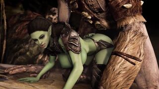 Monstrous's Penis VS Orc Snatch - Skyrim Porn