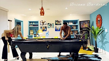Sex on Pool Table playing billards