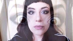 Obey my open wide staring eyes and my subliminal orders