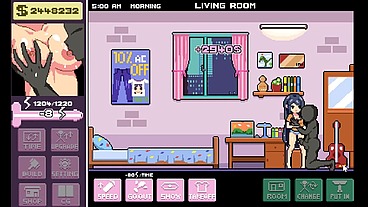 Live With My Step Sister [ TABOO HENTAI game ] Ep.2 multiple creampie STEPSIS in every room of the appartment !