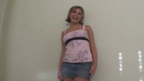 Young Annabella Strips Naked And Jerks Me Off On The Bed! (1st half wmv)