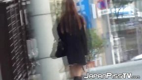 A secluded spot for peeing is still monitored by pervy cameramen