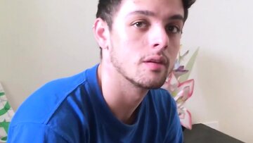 After a friend plugged him a straight Latino jock