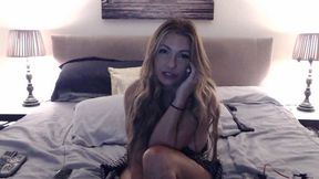 Aubrey Shows Breast and Jerks Her Pussy
