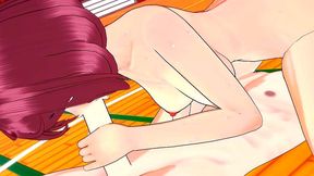 momo takes a hot creampie - dandadan hentai