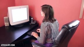 Unapproachable Katie's brunette porn