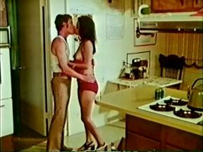 Retro porn compilation with two adorable horny babes