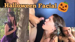 Autumnal Oral&#x1F61C; Domination: Monster Member Injects Wet Wench's Mouth with Pulsating Potion