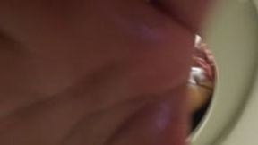 Giantess has Breathe Play with Teenie in her Giant Toilet POV 1080 smaller