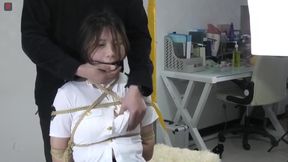 Bound Brunette in Lace, Tokyo&#039;s Submissive Jagd