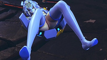 Robot Girl Fingering Her self - 3D Hentai