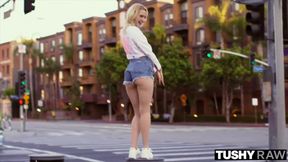 TUSHYRAW She needed a huge hard penis to gape her tight asshole
